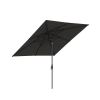 Baser Supreme Parasol m. Håndsving 250x250 cm, Antracit