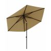 Baser Original Push Parasol 3 m, Taupe
