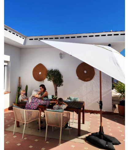 Baser Supreme Parasol m. Håndsving