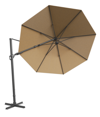 Baser Original Hængeparasol 3 m inkl. krydsfod