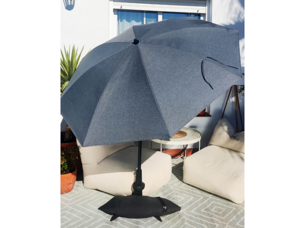 Basers Luksus Strandparasol INKL. Parasolfod