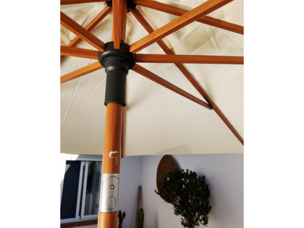 Supreme Push Parasol INKL. Parasolfod med fyldbare sandsække