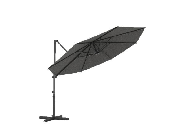 Baser Original Hængeparasol 3 m, Antracit