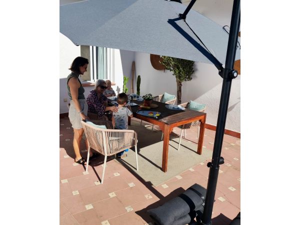 Baser Original Hængeparasol 3 m, Antracit