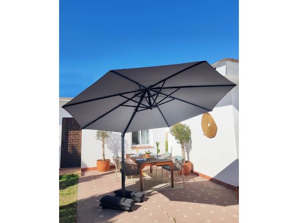 Baser Original Hængeparasol 3 m, Antracit